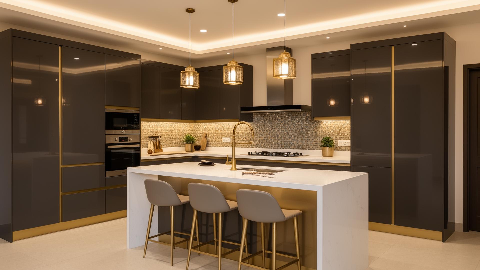 Maison Culinaire — Modular Kitchen · ₹26 L in Greater Kailash, Delhi, designed by Metaphore Designs Studio