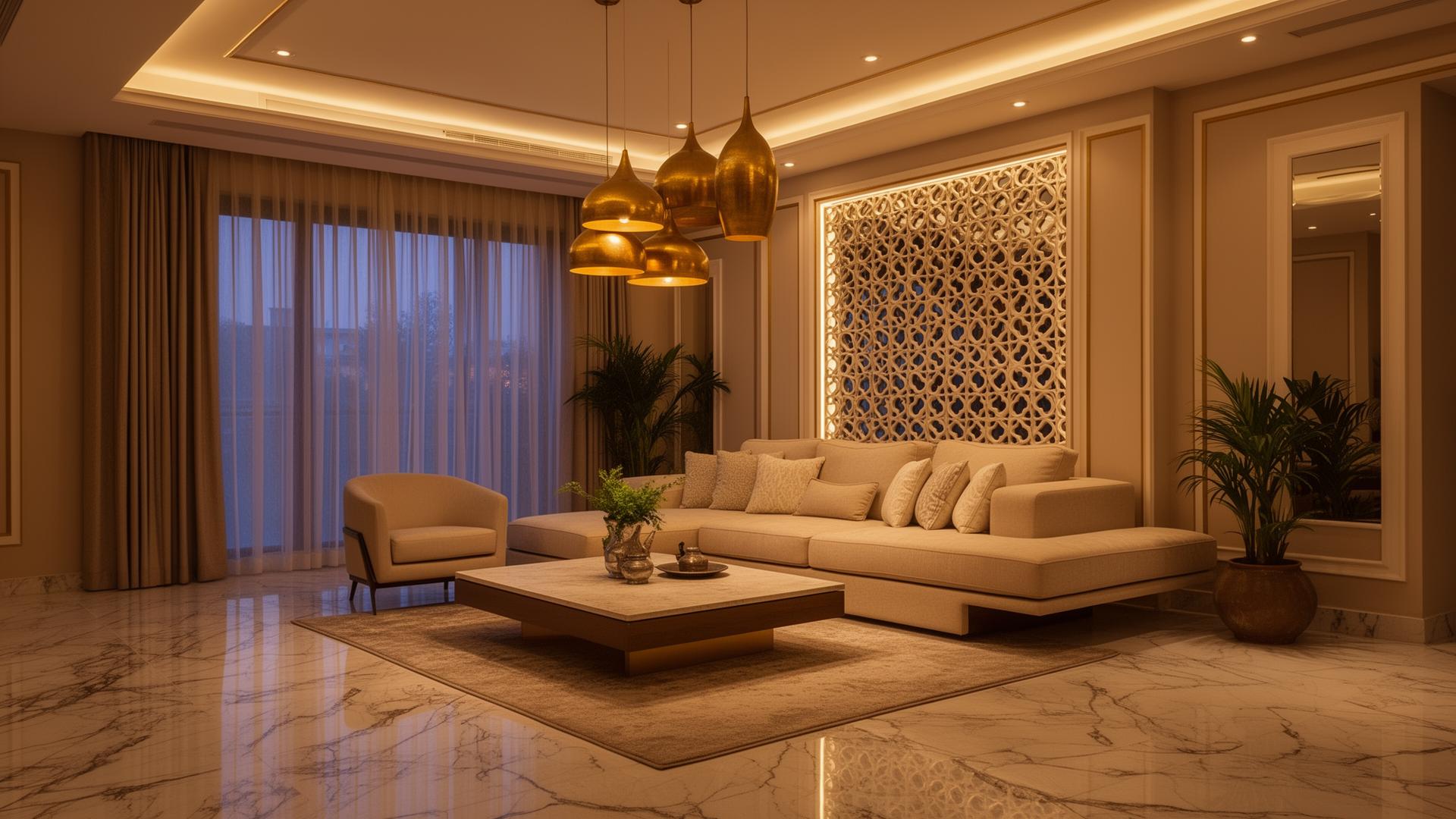 Living room after luxury renovation by Metaphore Designs